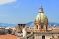 Dome of the Saint Catherine Church in Palermo, Italy Royalty Free Stock Photo