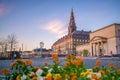 Cityscape of downtown Copenhagen city skyline in Denmark Royalty Free Stock Photo