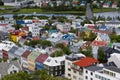 Cityscape of downtown Reykjavik, Iceland. Royalty Free Stock Photo