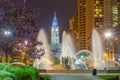 Cityscape of downtown skyline Philadelphia in Pennsylvania Royalty Free Stock Photo