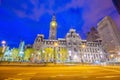 Cityscape of downtown skyline Philadelphia in Pennsylvania Royalty Free Stock Photo