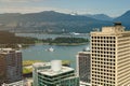 Cityscape of downtown vancouver Royalty Free Stock Photo