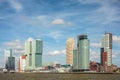 Cityscape of the Dutch city Rotterdam