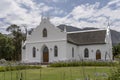 Dutch Reformed church, Franschhoek, South Africa Royalty Free Stock Photo