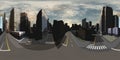 Cityscape. Environment map. HDRI map.