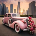 Cityscape Escape: Upholding Tradition in a Chic Vintage Car