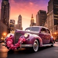 Cityscape Escape: Upholding Tradition in a Chic Vintage Car