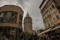 Cityscape with Galata Tower over the Golden Horn in Istanbul, Turkey Royalty Free Stock Photo