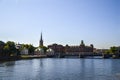 Cityscape of Gamla Stan Old Town Stockholm city at sunny day Royalty Free Stock Photo