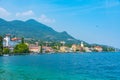 Cityscape of Gardone Riviera in Italy