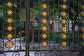 Cityscape of a gate to high society houses Shanghai China