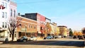 Cityscape of Geneva, New York. Royalty Free Stock Photo