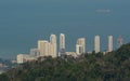 Cityscape of George Town in Penang, Malaysia Royalty Free Stock Photo