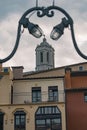 The cityscape in Gerona, Spain Royalty Free Stock Photo