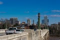 Cityscape Gervais Bridge Columbia South Carolina USA Royalty Free Stock Photo