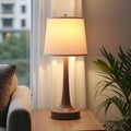Cityscape Glow: Soft and Vibrant Front View Lamp Background