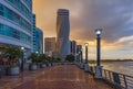 Cityscape of Guayaquil Waterfront, Ecuador Royalty Free Stock Photo