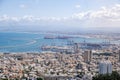 The cityscape of Haifa city and metropolitan area Royalty Free Stock Photo