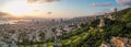 The cityscape of Haifa city and metropolitan area. Royalty Free Stock Photo