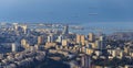 The Cityscape of Haifa At Sunset, Haifa Downtown Aerial View, Israel