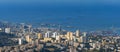 The Cityscape of Haifa At Sunset, Haifa Downtown Aerial View, Israel