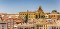 Cityscape with historic Santiago hospital in Cuenca