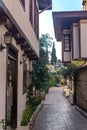 Cityscape in historical city center of Antalya, Turkey Royalty Free Stock Photo