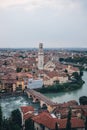Panorama of Verona, Itali Royalty Free Stock Photo