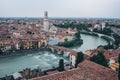 Panorama of Verona, Itali Royalty Free Stock Photo