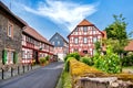 Cityscape of the idyllic old town Lich in der Wetterau, Germany Royalty Free Stock Photo