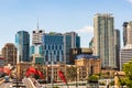 Cityscape image of Brisbane skyline in downtown Brisbane, Australia, 2021