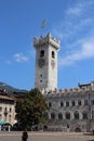 Cityscape image of Duomo Square with Trento Cathedral Royalty Free Stock Photo