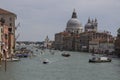 Cityscape image of Grand Canal and Basilica Santa Maria della Salute. Venice