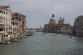 Cityscape image of Grand Canal and Basilica Santa Maria della Salute. Venice