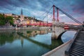 City of Lyon, France. Royalty Free Stock Photo