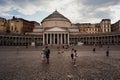 Cityscape image of Naples, Piazza del Plebiscito