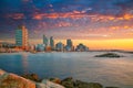 Tel Aviv Skyline. Royalty Free Stock Photo