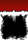 Cityscape ink splatter frame background Royalty Free Stock Photo