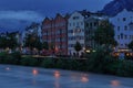 Cityscape of Innsbruck at Night