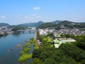 Cityscape of Inuyama city in Aichi, Japan Royalty Free Stock Photo