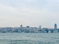 Cityscape of Istanbul, Turkey in a nice spring day Royalty Free Stock Photo