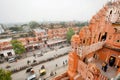 Cityscape of Jaipur from walls of Palace of Winds Royalty Free Stock Photo