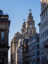 Cityscape of James Street Liverpool Royalty Free Stock Photo