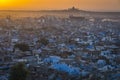 Cityscape of Jodhpur at sunrise in Rajasthan, India. Royalty Free Stock Photo