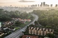 Cityscape of Johor Bahru Royalty Free Stock Photo