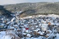 Cityscape of Kastamonu in Winter Royalty Free Stock Photo