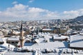 Cityscape of Kastamonu in Winter Royalty Free Stock Photo