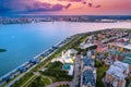 Cityscape of Kazan Aerial top beauty view Tatarstan travel Russia Royalty Free Stock Photo