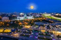 Cityscape of Kazan Aerial top beauty view Tatarstan travel Russia Royalty Free Stock Photo