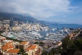 Cityscape of La Condamine, Monaco. Principality of Monaco, French Riviera